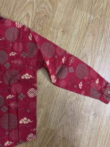 Kids Cute Printed Red Shirt