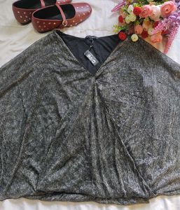 Silver Shimmer Party Top