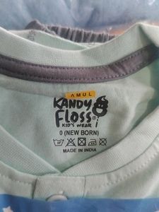 Amul Candyfloss Full Sleevs Suit For New Born Baby