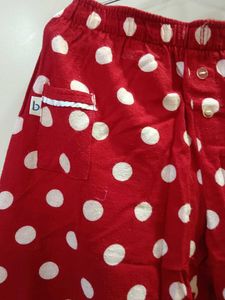Red Polka Dot Pajama Pants