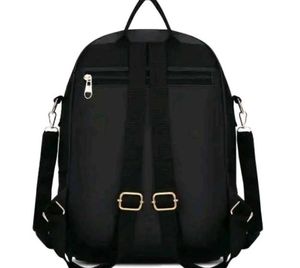 Black Nylon Backpack