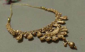 Gold-toned Statement Necklace