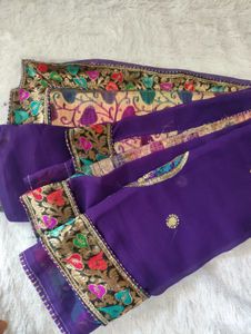 BEAUTIFUL PATLI SAREE 💜