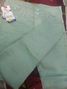 Light Green Women&#39;s Jeans