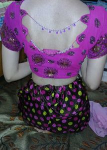 Pink Sequin Blouse