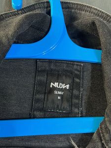 Faded Black Denim Jacket From Westside