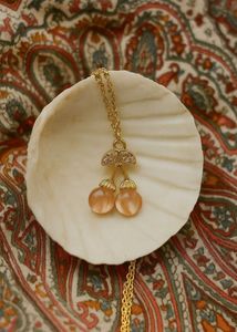 Antitarnish Fruit Pendant Necklaces