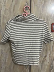 Striped Crop Top