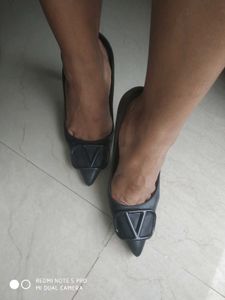 Black Pencil Heels