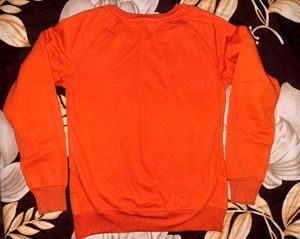 orange sweatshirt