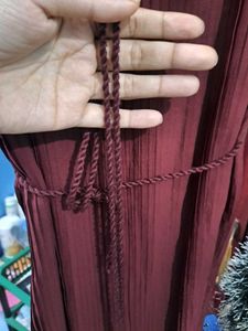 Burgundy Sleeveless Midi Dress