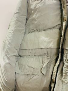 Pastel Light Olive Coloured Puffer Jacket