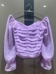 Lavender Colored Party Top