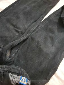 Black Straight Leg Jeans