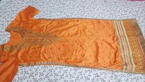 new silk Elegant Ethnic Kurta Set