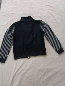Striped Sleeve Jacket