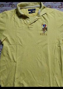 USPA Yellow Polo T-Shirt