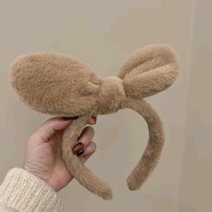 Fur Mickey Detachable Bow Hairband
