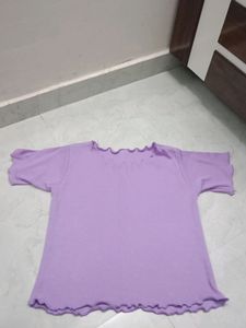 Levender Top For Girls