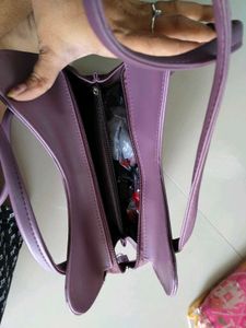 Stylish Purple Handbag