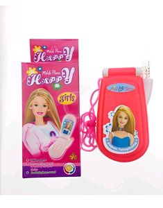 Barbie Play Cell Phone Toy for Kids, Toddlers with Music, Ringtones, Lights - Birthday Party Favors and Gifts for Girls and Boys