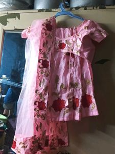 Pink Embroidered Salwar Suit