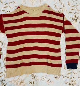Striped Knit Sweater