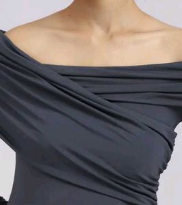 Elegant Two-Tone Maxi Dress