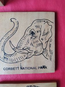 Wooden tea coaster