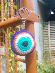 Evil Eye Crochet Keychain🧿🔮