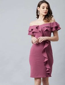 Bodycon Purple Dress (New With Tag)
