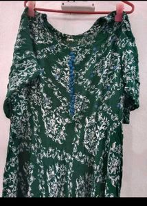 Green Floral Dress