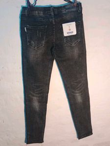 Stylish Black Denim Jeans