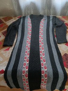 Floral Knit Dress kurta