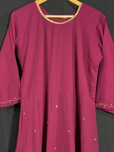 Women Dark wine Dress