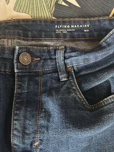 Dark Blue Denim Jeans