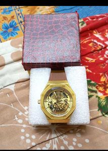 Unique Gold Skeleton Watch