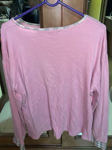 Pink Long Sleeve Top - XL