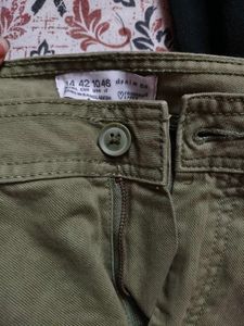 Olive Green Cargos