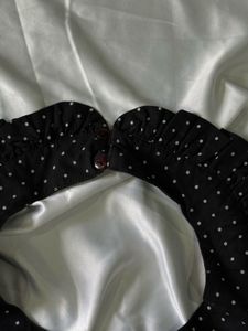 Halter Neck Polka Dot Top