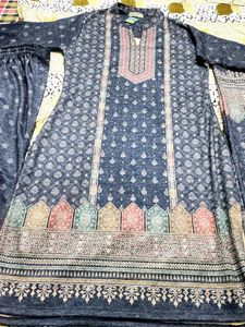 New Kashmiri Woolen Suit Set With Dupatta