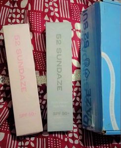 2pcs*52 Sundaze SPF 50+ Sunscreen Mist Combo💜