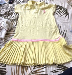 Yellow T Shirt Us Polo Dress