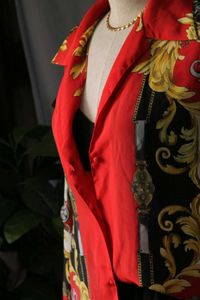 Vintage Baroque Print Shirt