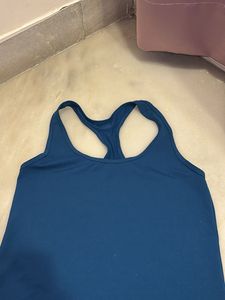 Blue Workout Tank Top