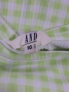 AND Green Top | Bust 36 | Length 21