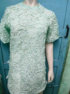 Textured Green Bodycon
