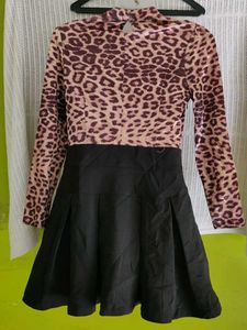 Leopard Print chanel dress