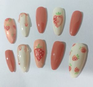 Press On Nails(Strawberry Jam🍓)