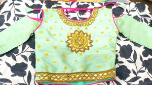 Designer Blouse &amp; Lehenga Set